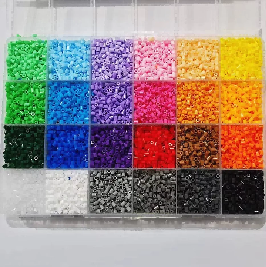 24 Colors 2.6mm Fuse Beads Box Set best