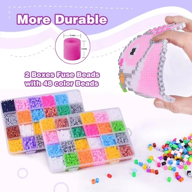 48‑Color Bulk Fuse Beads best