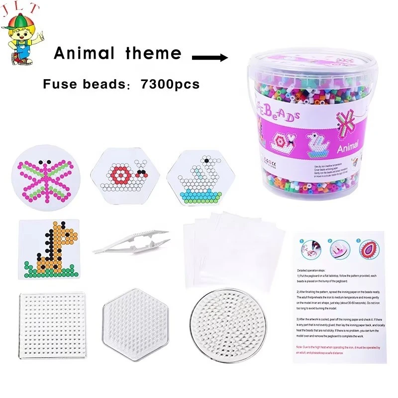 Animal Theme Fuse Beads Bucket Kit factory