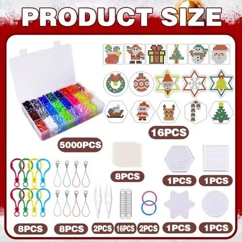 Christmas DIY Ornament Fuse Beads Family Kit suppliers