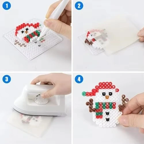 Christmas DIY Ornament Fuse Beads Family Kit best