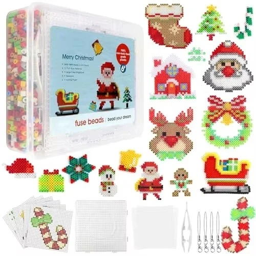 Christmas Pixel Ornament Fuse Beads Kit best