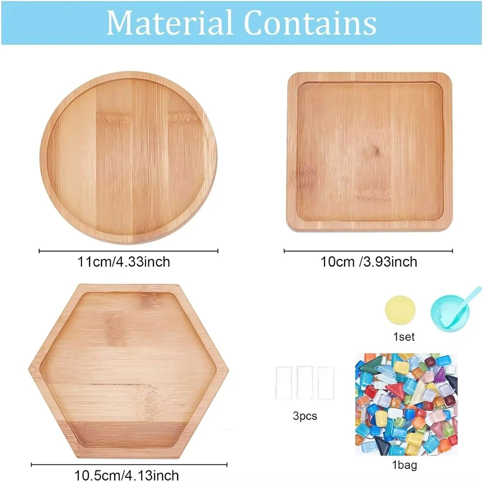 DIY Bamboo Mosaic Coaster Kit suppliers
