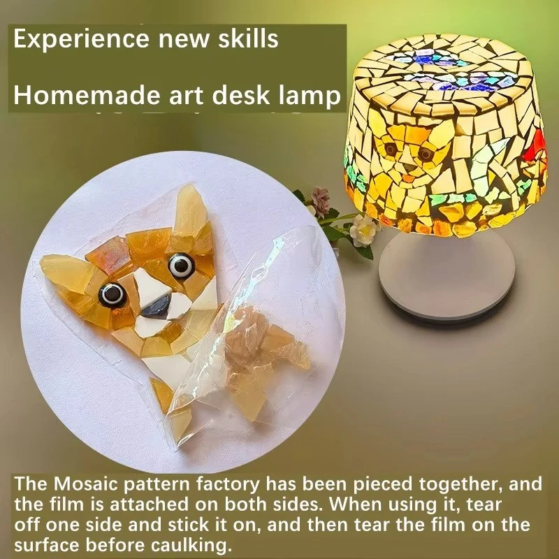 DIY Mosaic Table Lamp Kit high quality