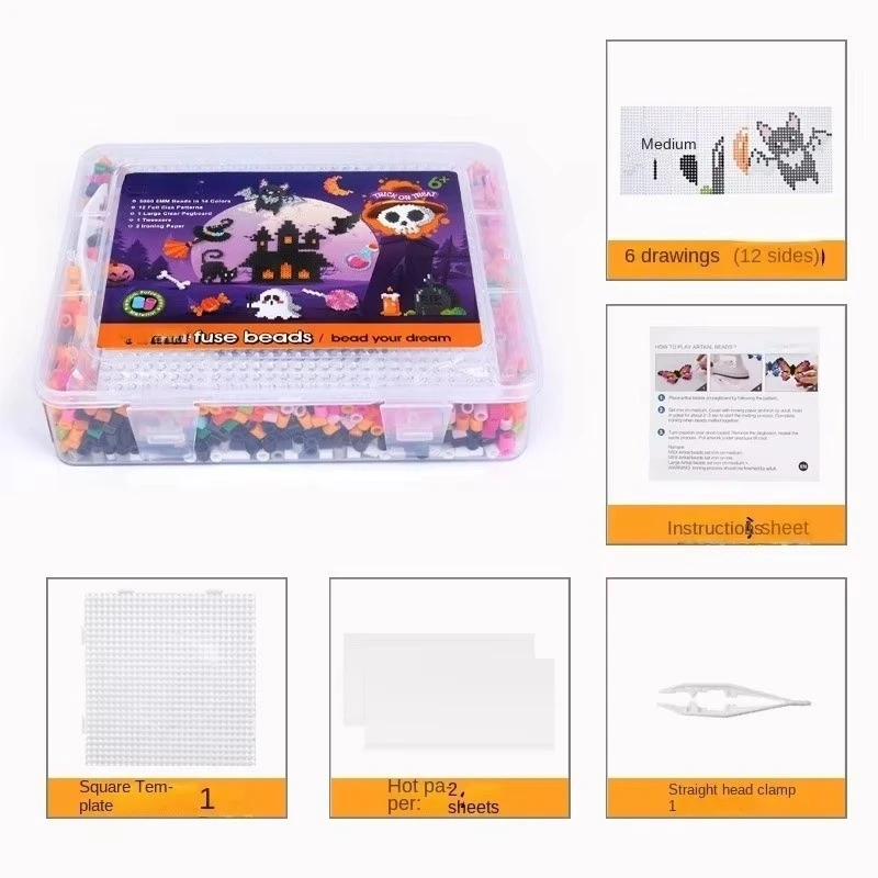 Halloween Ghost Fuse Beads Kit high quality