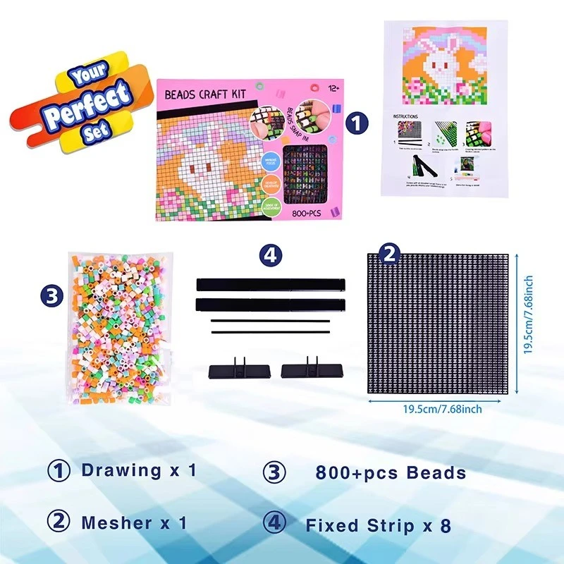 No Iron Fuse Bead Canvas Kit factory