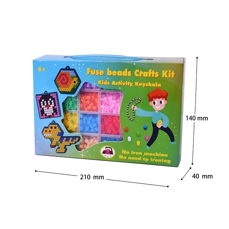 No-Iron Fuse Bead Keychain Kit high quality
