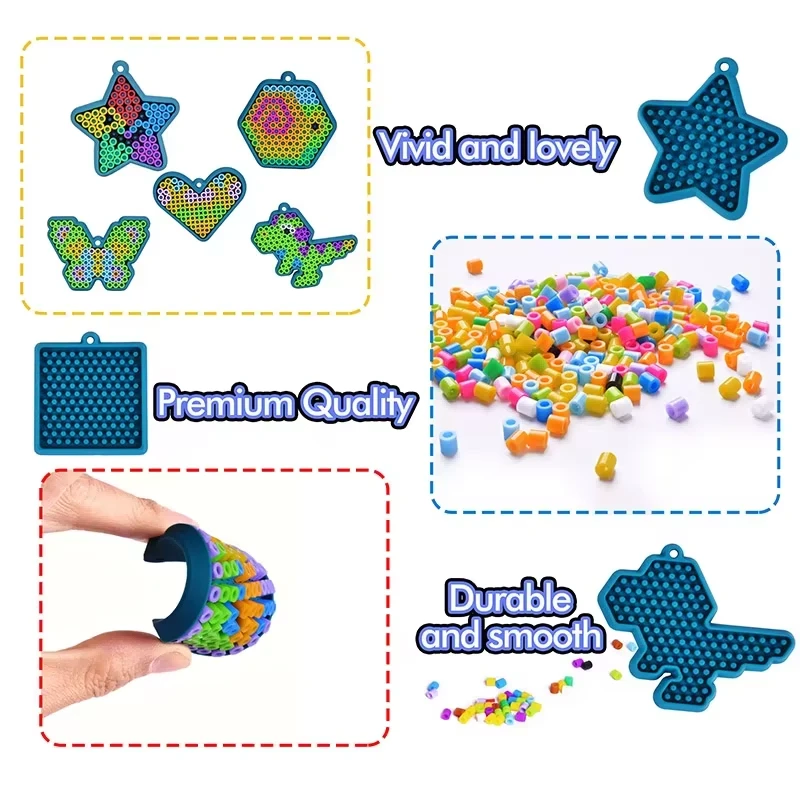 No-Iron Fuse Beads Keychain Kit high quality
