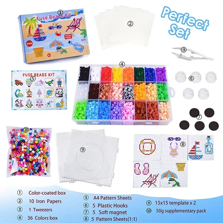 Ocean Theme Fuse Beads Craft Set factory