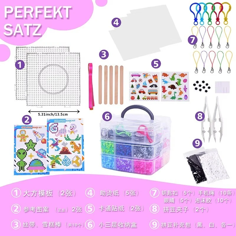 Portable Multi‑World Perler Beads factory