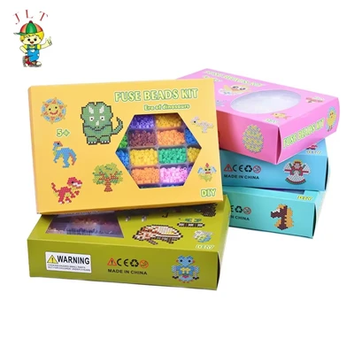Kids Dinosaur Perler Żibeġ DIY Craft Set